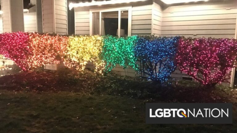 Cette fois, la réponse brillante d'une femme à son voisin anti-LGBTQ a illuminé le bloc / Nation LGBTQ