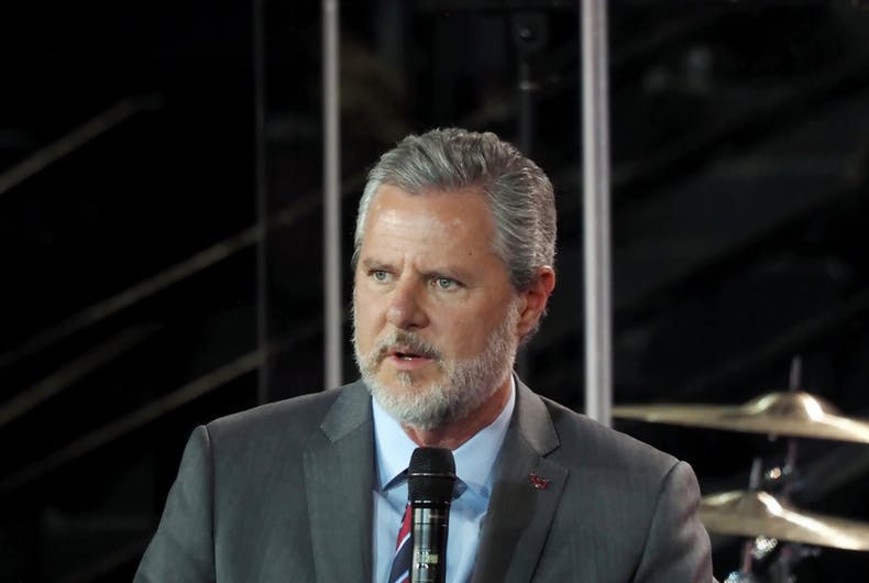 Le président de la Liberty University, Jerry Falwell Jr.