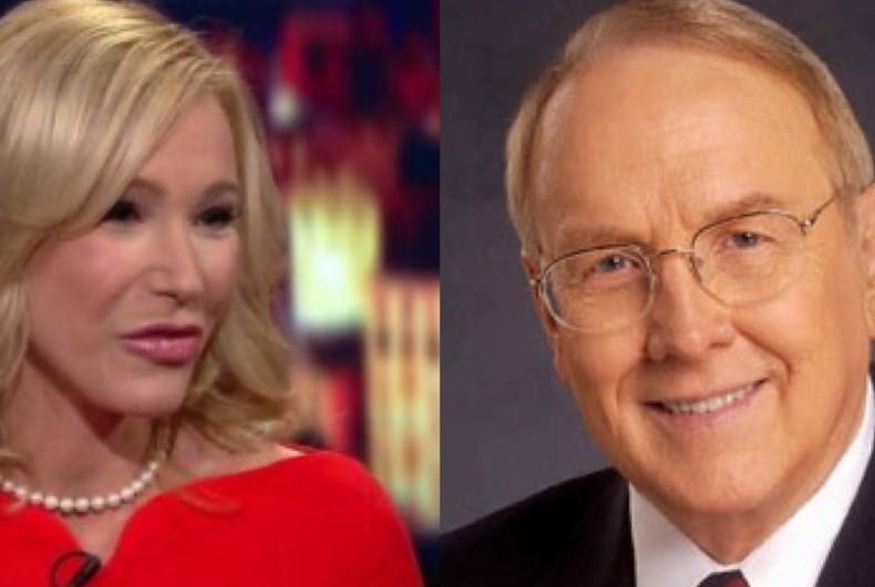 Paula White (à gauche) et James Dobson (à droite) sont tous deux membres du conseil évangélique du président Trump qui ont participé à des conférences téléphoniques sur les prêts de la SBA pour les organisations religieuses.