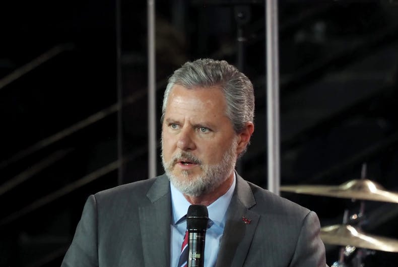 11/15/2019: Jerry Falwell Jr. parle à Lynchburg, VA