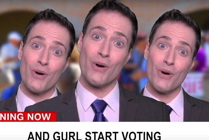 Capture d'écran de la vidéo de Randy Rainbow