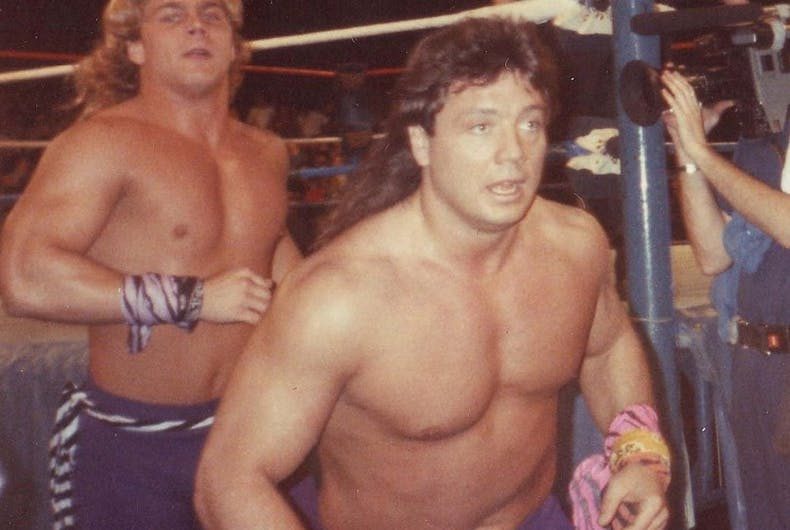 Marty Jannetty à ses débuts avec les Rockers en 1988.