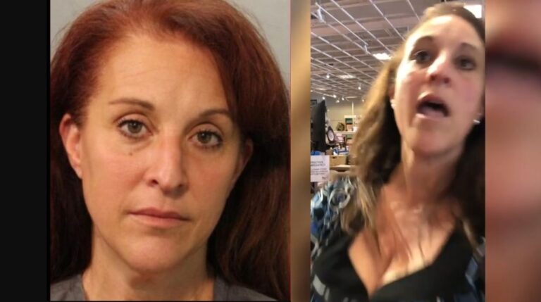 Anti-Masker 'Karen' filmé en train de tousser sur un patient cancéreux au quai 1 de Floride a été arrêté pour agression