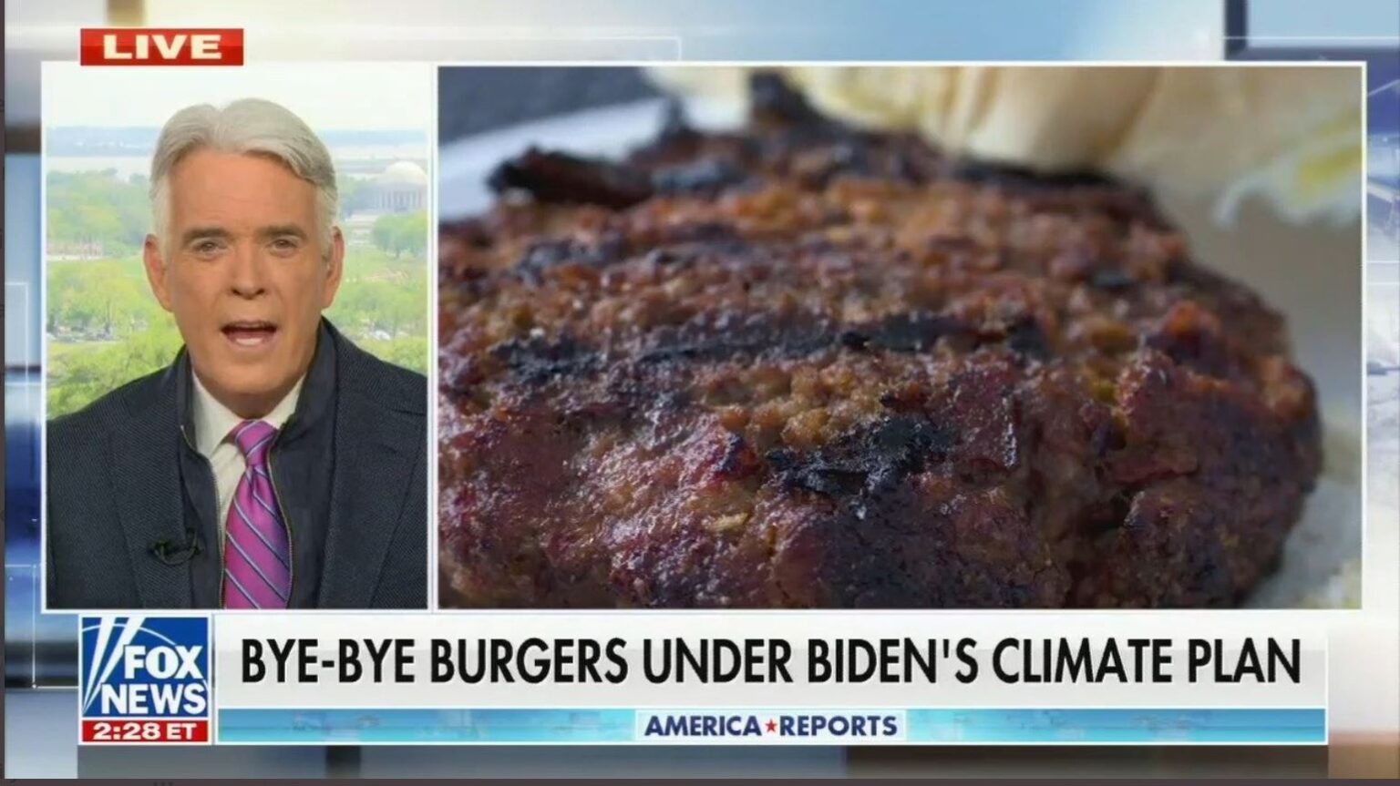 L’animateur de Fox News admet que son émission a induit les téléspectateurs en erreur sur la guerre inexistante de Biden contre la consommation de viande rouge