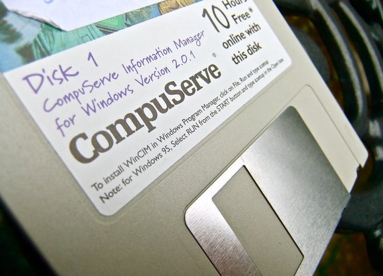 Une disquette d'installation pour CompuServe Information Manager