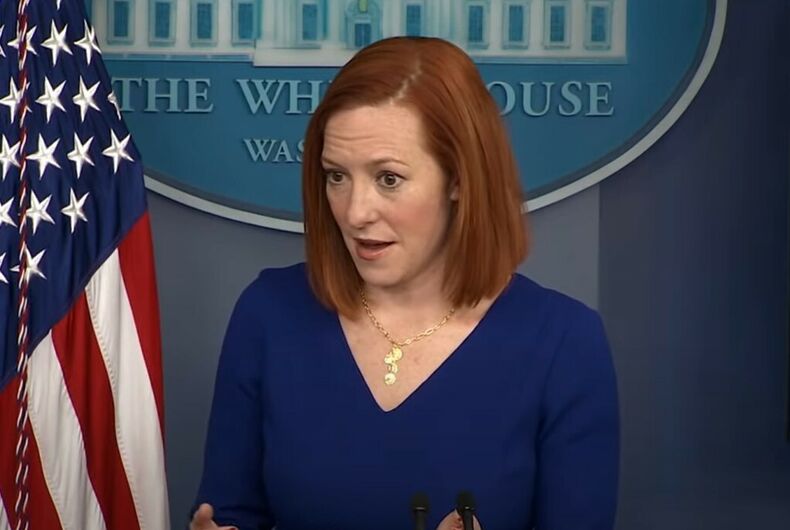 Attaché de presse de la Maison Blanche, Jen Psaki