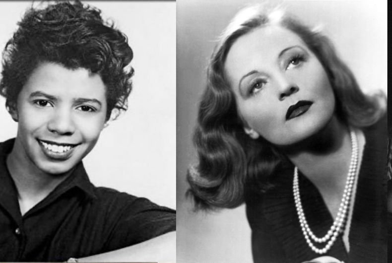 Lorraine Hansberry, Tallulah Bankhead et Billie Holiday