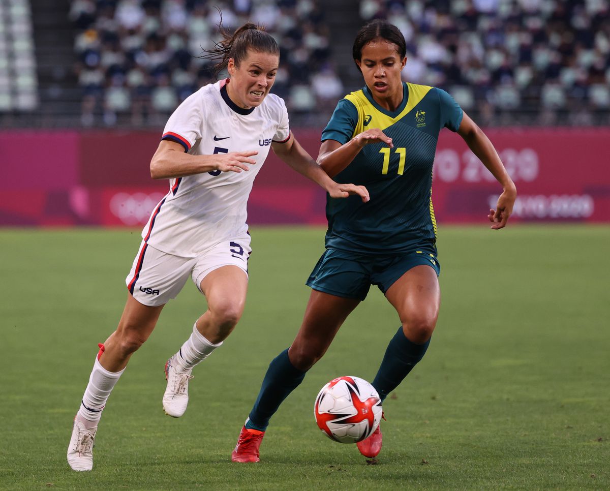 États-Unis v Australie : Football féminin - Jeux Olympiques : Jour 4
