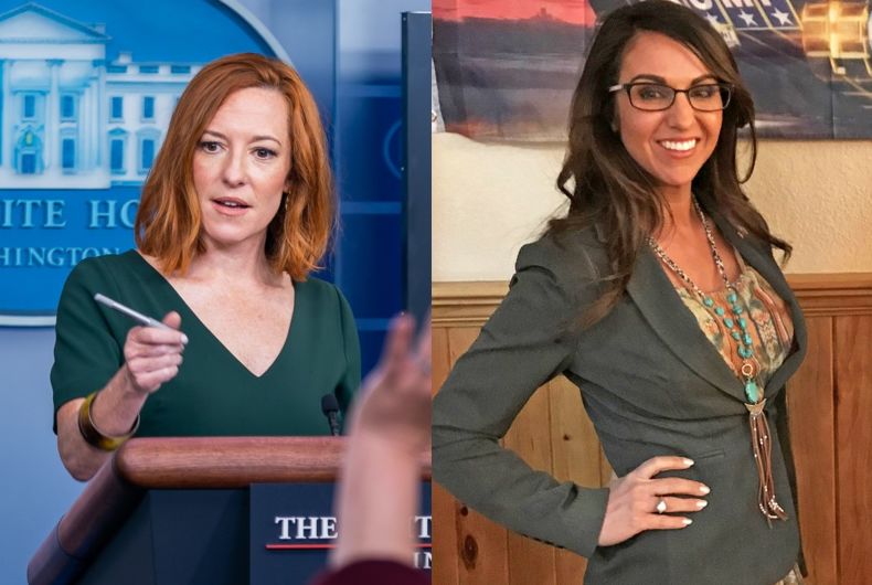 Jen Psaki (g)/Lauren Boebert