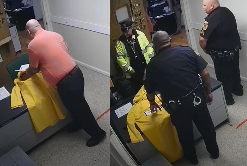 Le harcèlement de l'officier a été filmé
