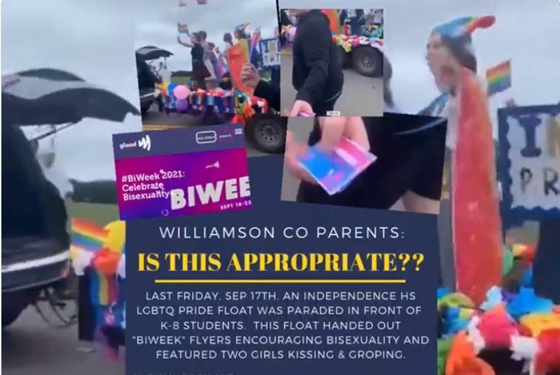 Moms for Liberty a rallié les parents pour dénoncer deux filles qui se sont brièvement embrassées en public