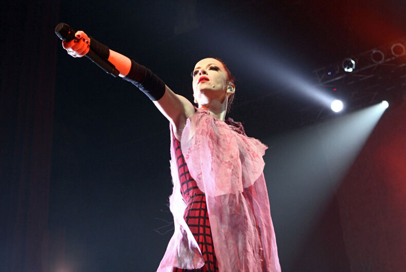 Shirley Manson en spectacle en Ukraine