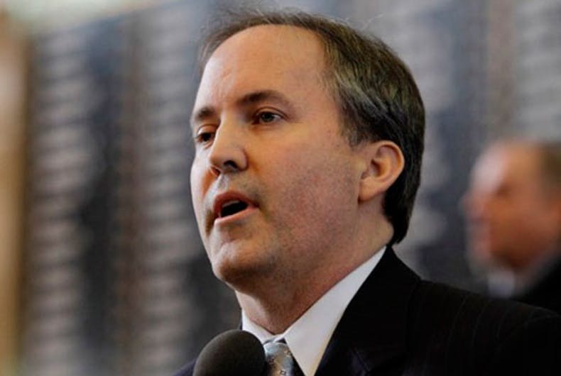 Procureur général du Texas Ken Paxton (R)