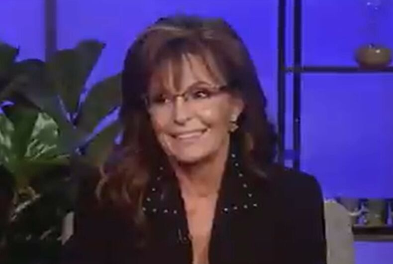 Sarah Palin juste au moment où l'animateur de Fox a dit que ce serait 