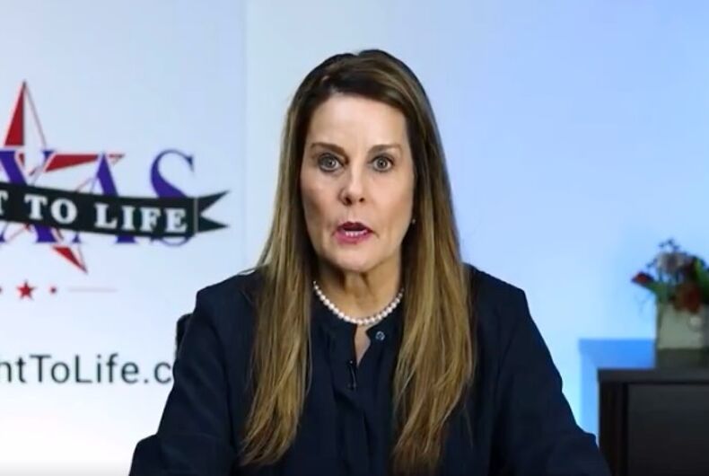 Une vidéo de Texas Right to Life encourageant les résidents à dénoncer les femmes cherchant à se faire avorter contre une récompense en espèces est comparée à The Handmaid's Tale.