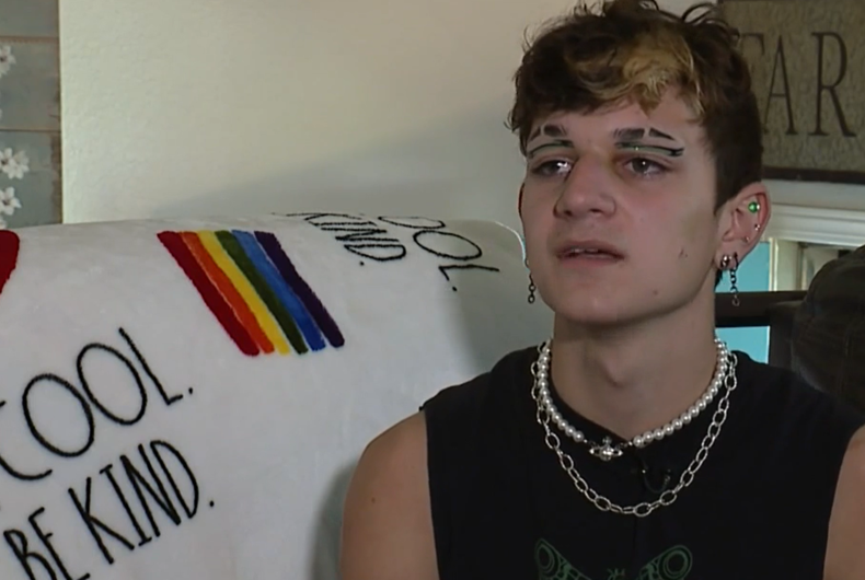 Danny Lillis dit que son école l'a puni, lui et un ami, pour avoir résisté aux intimidateurs violents