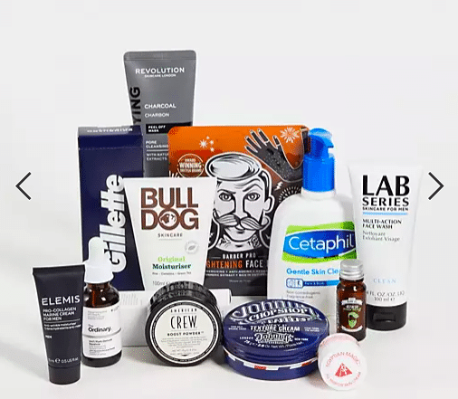 Le calendrier de l'avent du toilettage d'ASOS pour 2021. 