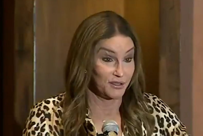 Caitlyn Jenner concédant