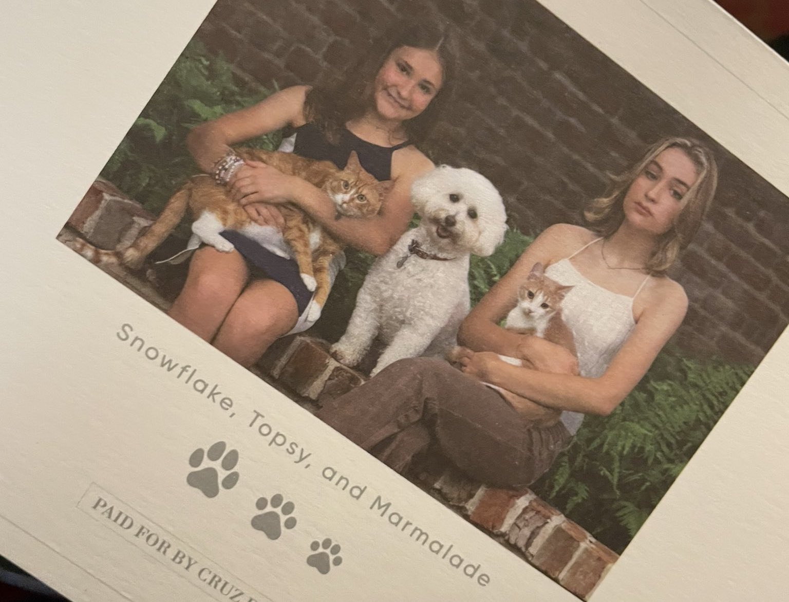 La fille de Ted Cruz n'est pas d'accord avec sa politique, carte de Noël de Ted Cruz, Carolina Cruz