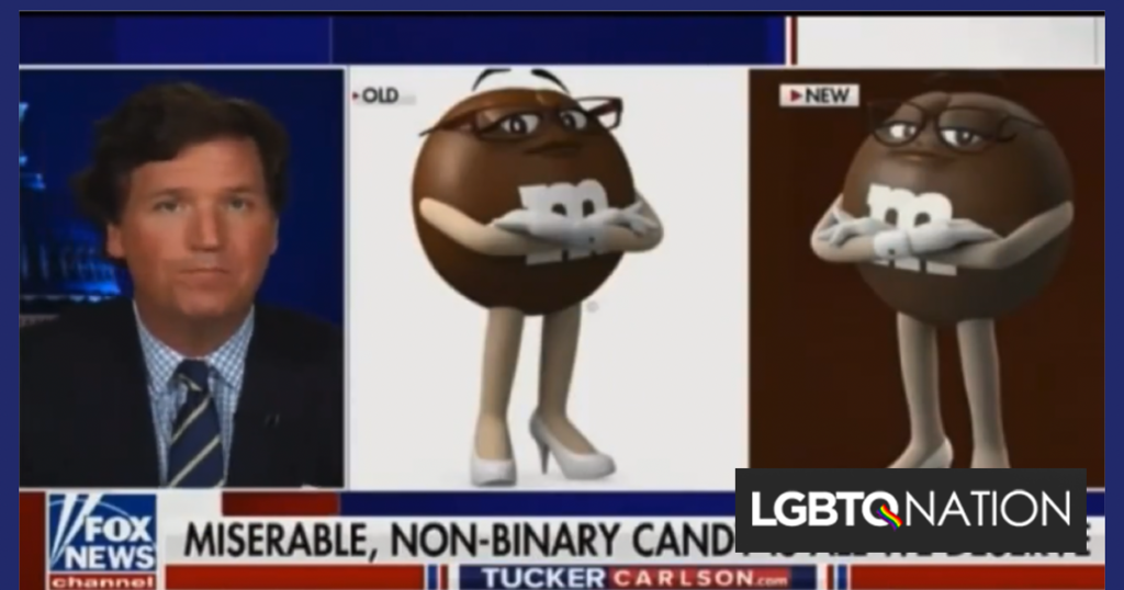 Tucker Carlson se plaint que les M&M inclusifs sont désormais « misérables, non binaires » et « moins sexy » / Nation LGBTQ