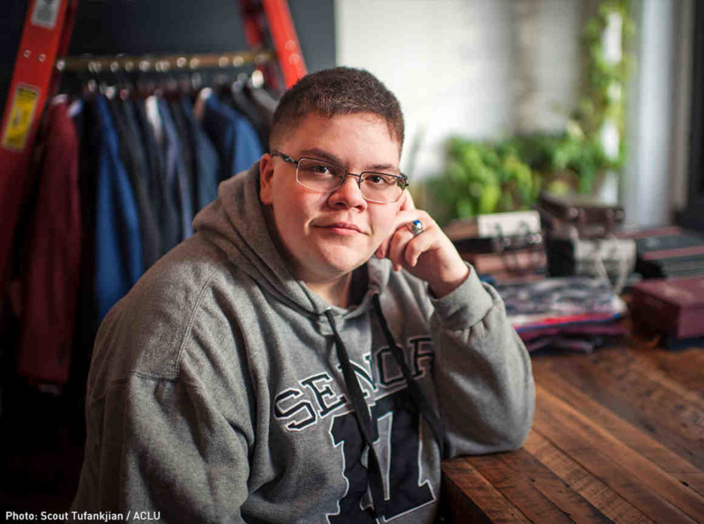Gavin Grimm Virginia interdiction de salle de bain trans