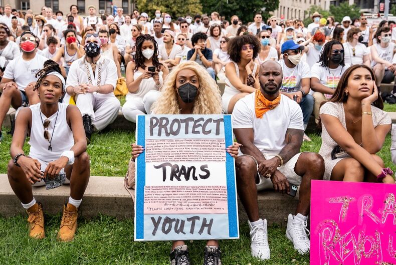 13 JUIN 2021 : Manifestation à Brooklyn pour les droits des jeunes trans.