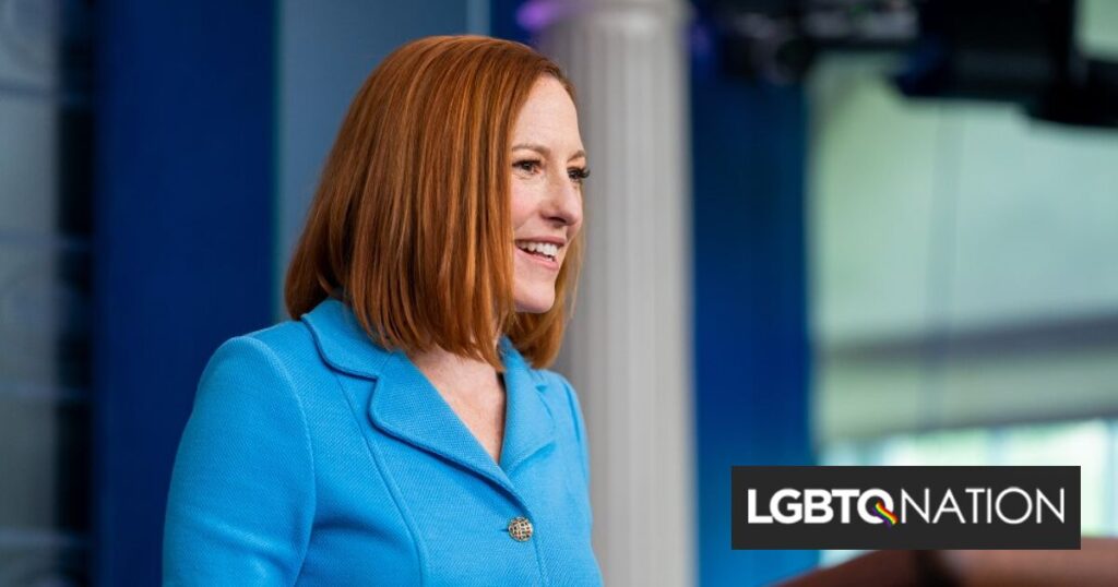 Jen Psaki a éviscéré un journaliste avec sa réponse coupante sur le congé de Joe Biden / Nation LGBTQ