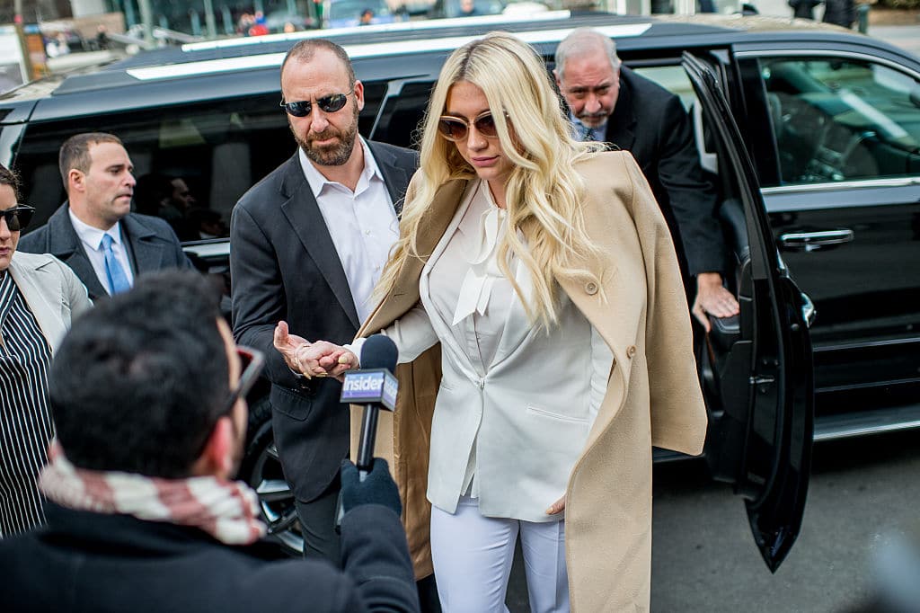 Kesha se présente au tribunal en février 2016.