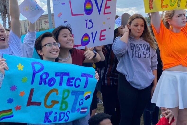 La Floride ne dit pas de projet de loi gay, débrayages étudiants, Floride, Ron DeSantis La Floride ne dit pas de projet de loi gay, débrayages étudiants, Floride, Ron DeSantis