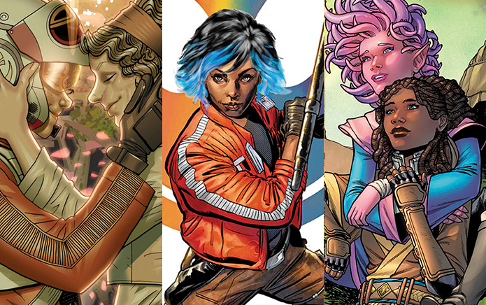 Marvel et Lucasfilm célèbrent le mois de la fierté avec de nouvelles couvertures de variantes de Star Wars