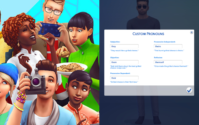 Les Sims 4 ajoute des pronoms personnalisables dans une nouvelle mise à jour inclusive