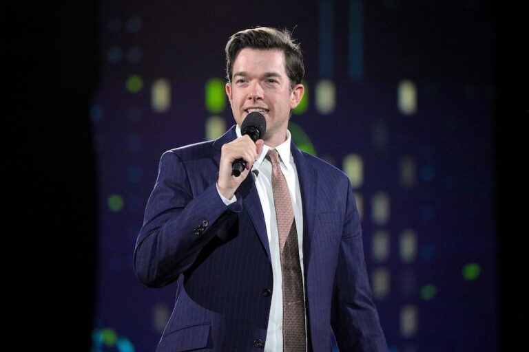 John Mulaney performs onstage