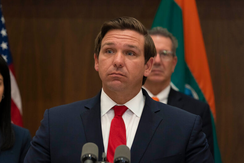 Ron DeSantis, Disney, Floride, quartier