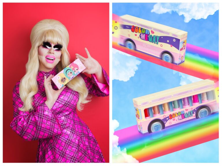 Trixie Cosmetics de Trixie Mattel est lancé en exclusivité sur un magasin de beauté culte en Australie Trixie Mattel's Trixie Cosmetics is available exclusively at Glam Raider in Australia and New Zealand.
