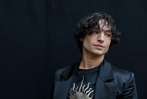 Ezra Miller attends the Vivienne Westwood show