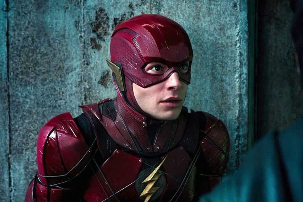 Ezra Miller dans le rôle du Flash