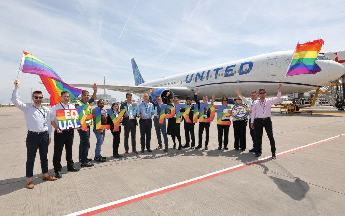 United Airlines annoncée comme compagnie aérienne officielle pour Pride à Londres 2022 United Airlines annoncée comme compagnie aérienne officielle pour Pride à Londres 2022
