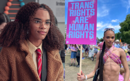 La star de Heartstopper, Yasmin Finney, prononce un discours inspirant à la London Trans+ Pride