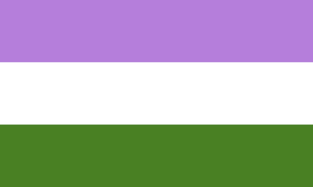 Le drapeau genderqueer
