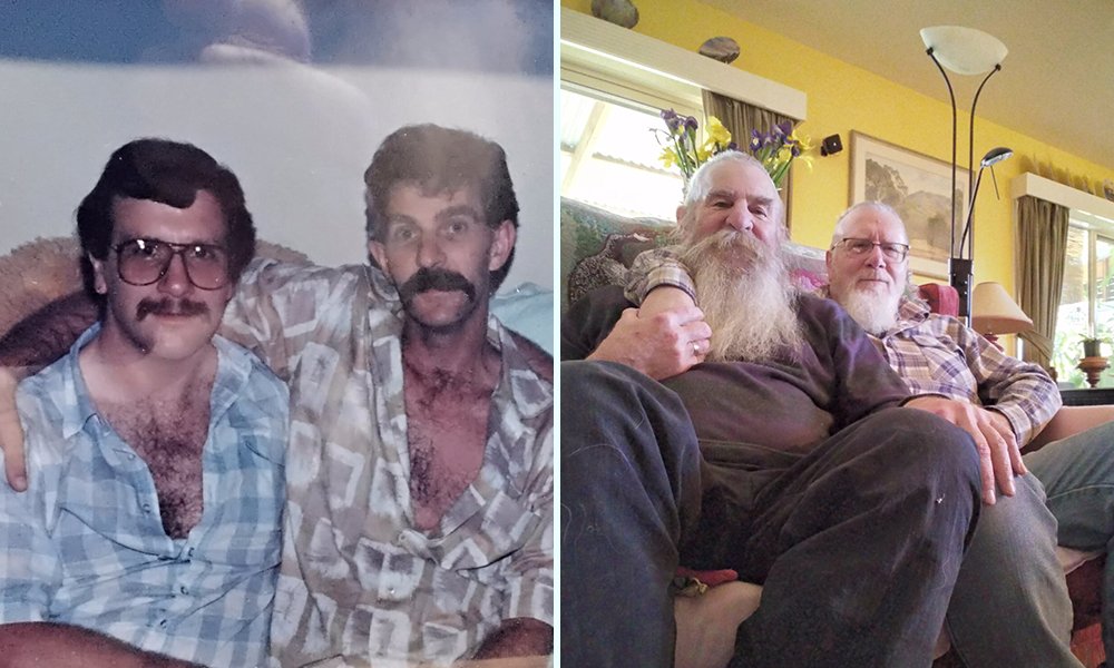 7 couples gays illustrés hier et aujourd’hui S’il y a un meilleur exemple qu’être gay n’est pas une phase, j’aimerais le voir. Gay Couples Then and Now