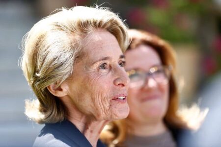 France's minister for territorial cohesion Caroline Cayeux