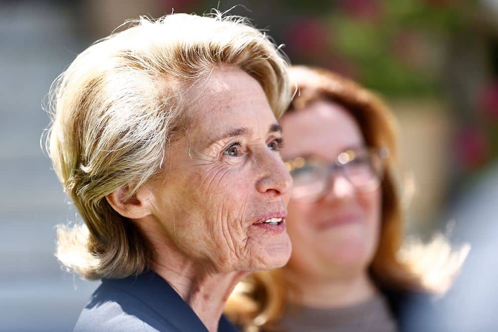 France : des personnalités appellent à la démission de la ministre anti-LGBTQ+ Caroline Cayeux France's minister for territorial cohesion Caroline Cayeux