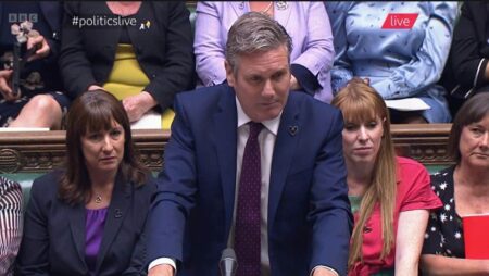 Keir Starmer at PMQs