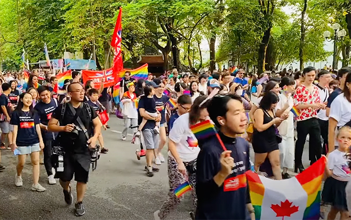 La Hanoi Pride revient au Vietnam pour la première fois depuis la pandémie de COVID-19