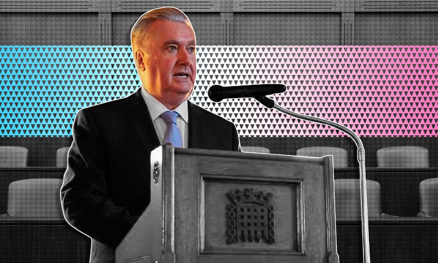 Le député gay John Nicolson dénonce l’Alliance LGB pour « l’obsession profondément malsaine des organes génitaux » devant le tribunal A graphic of MP John Nicolson.