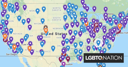 Une femme trans a fait une carte des cliniques d'affirmation.  Des gens haineux l'ont transformé en liste noire.