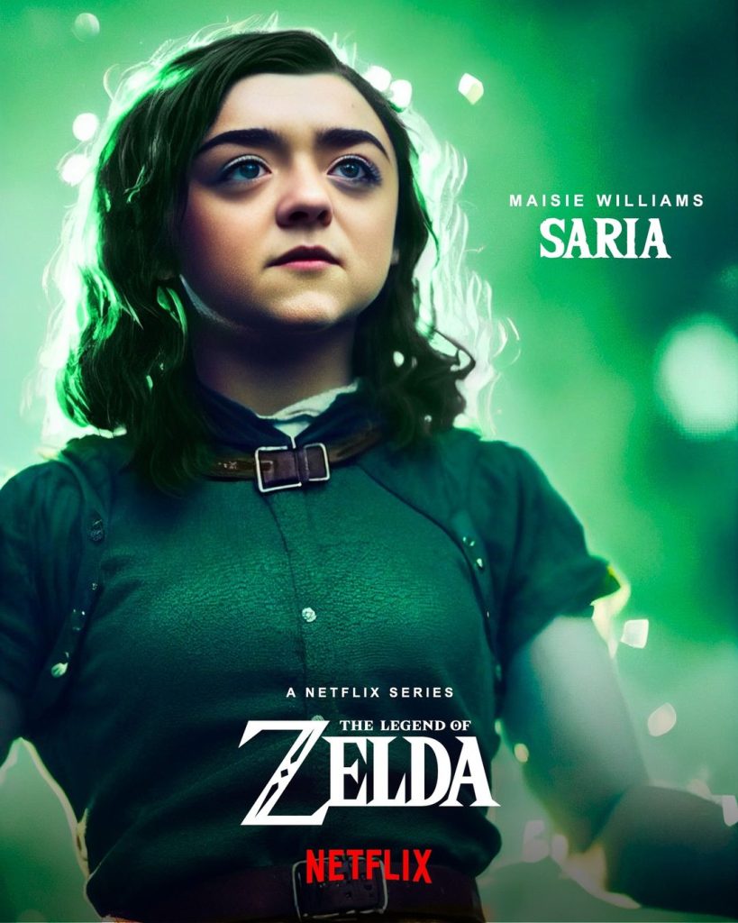 Masie Williams dans le rôle de Saria dans Legend of Zelda en direct sur Netflix