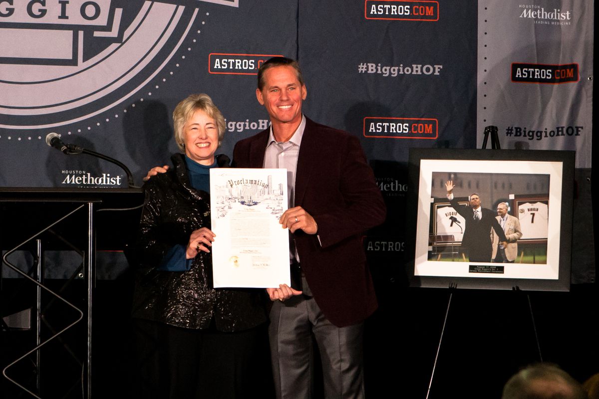 MLB : 09 JAN Célébration du Temple de la renommée de Craig Biggio