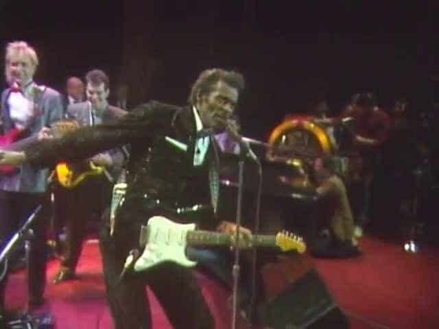 chuck berrys 1986 hall of fame induction jam session reelin et rockin