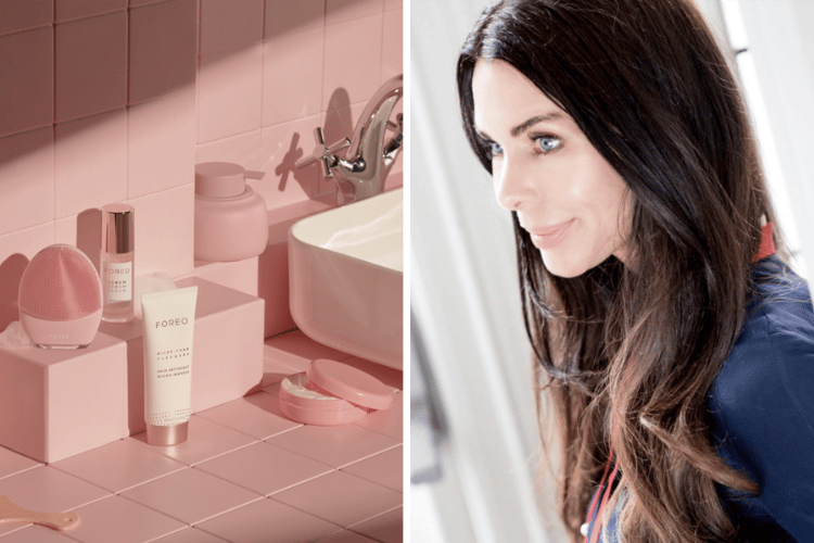 L'esthéticienne Dr. Anita Sturnham aime les appareils à micro-courant de Foreo pour leur capacité à gagner du temps (Instagram)